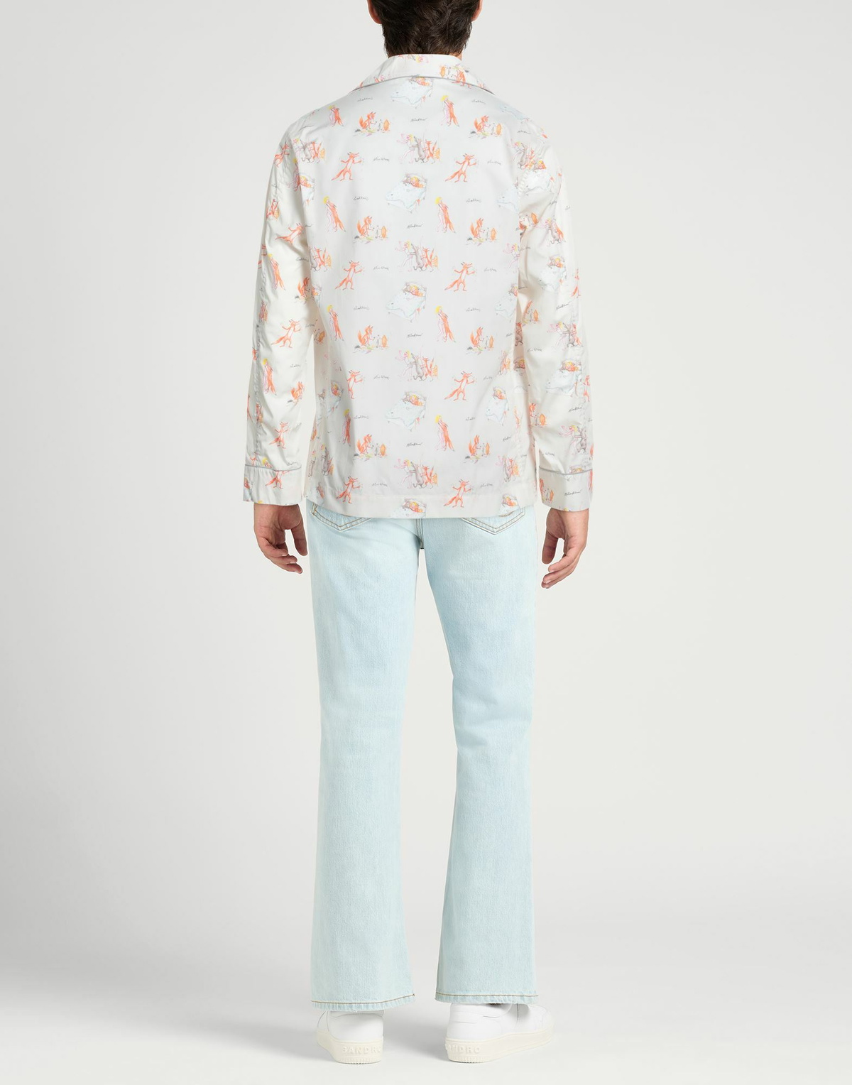 Maison Kitsuné Mens Shirt in Off white