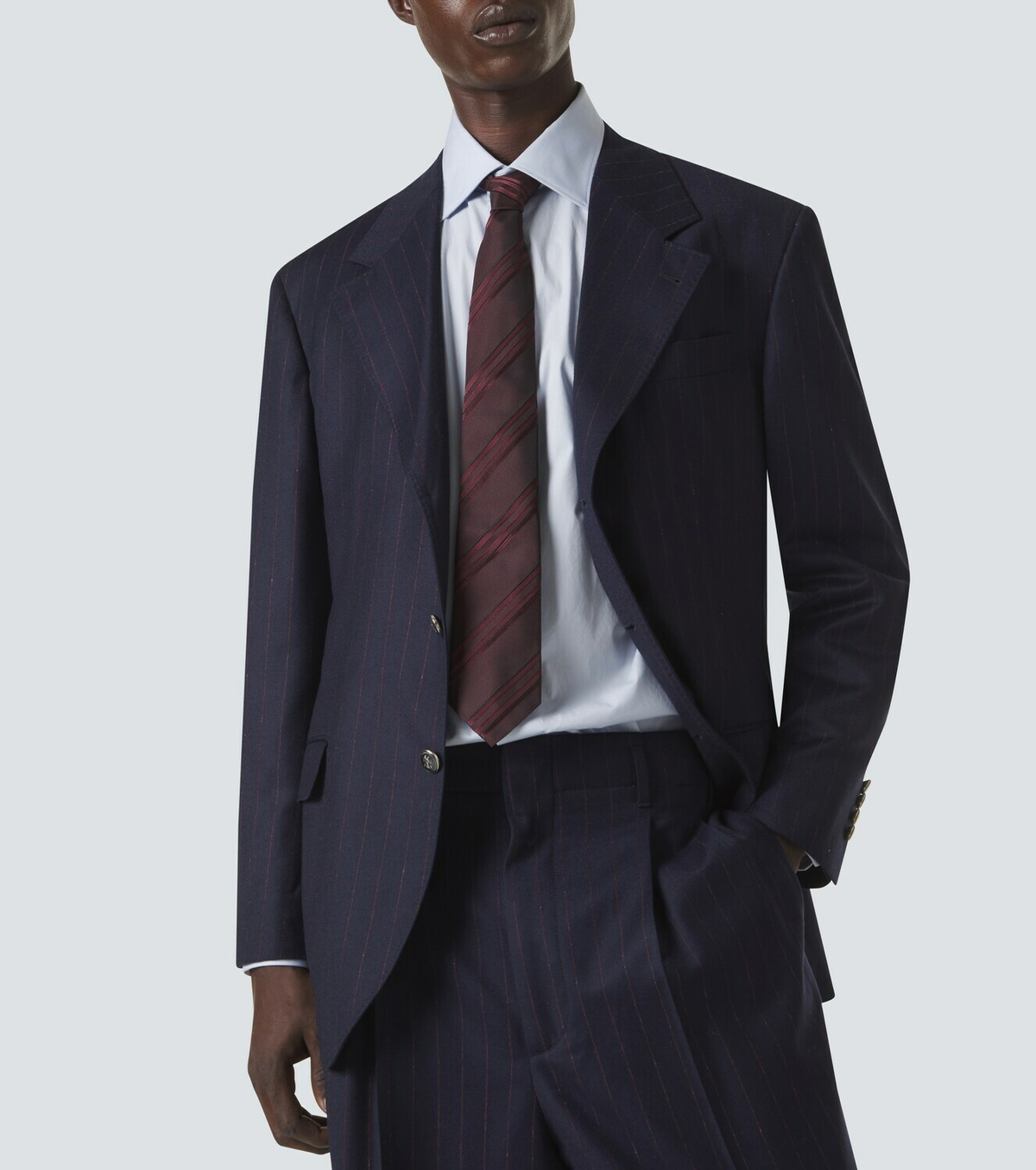 Brunello Cucinelli Striped silk tie
