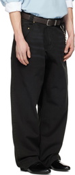 WILLY CHAVARRIA Black True Bad Boy Jeans