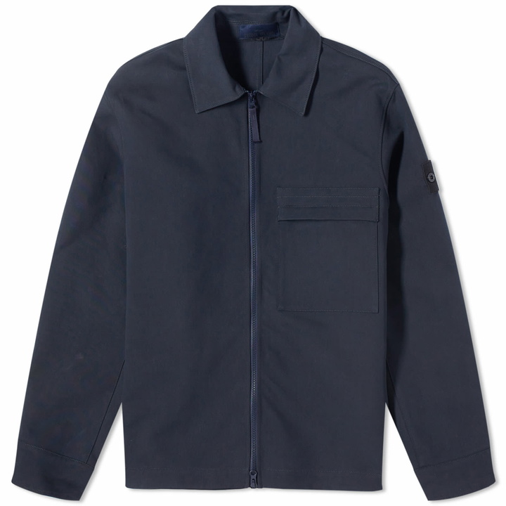 Photo: Stone Island Men's Ghost Overshirt in Navy Blue