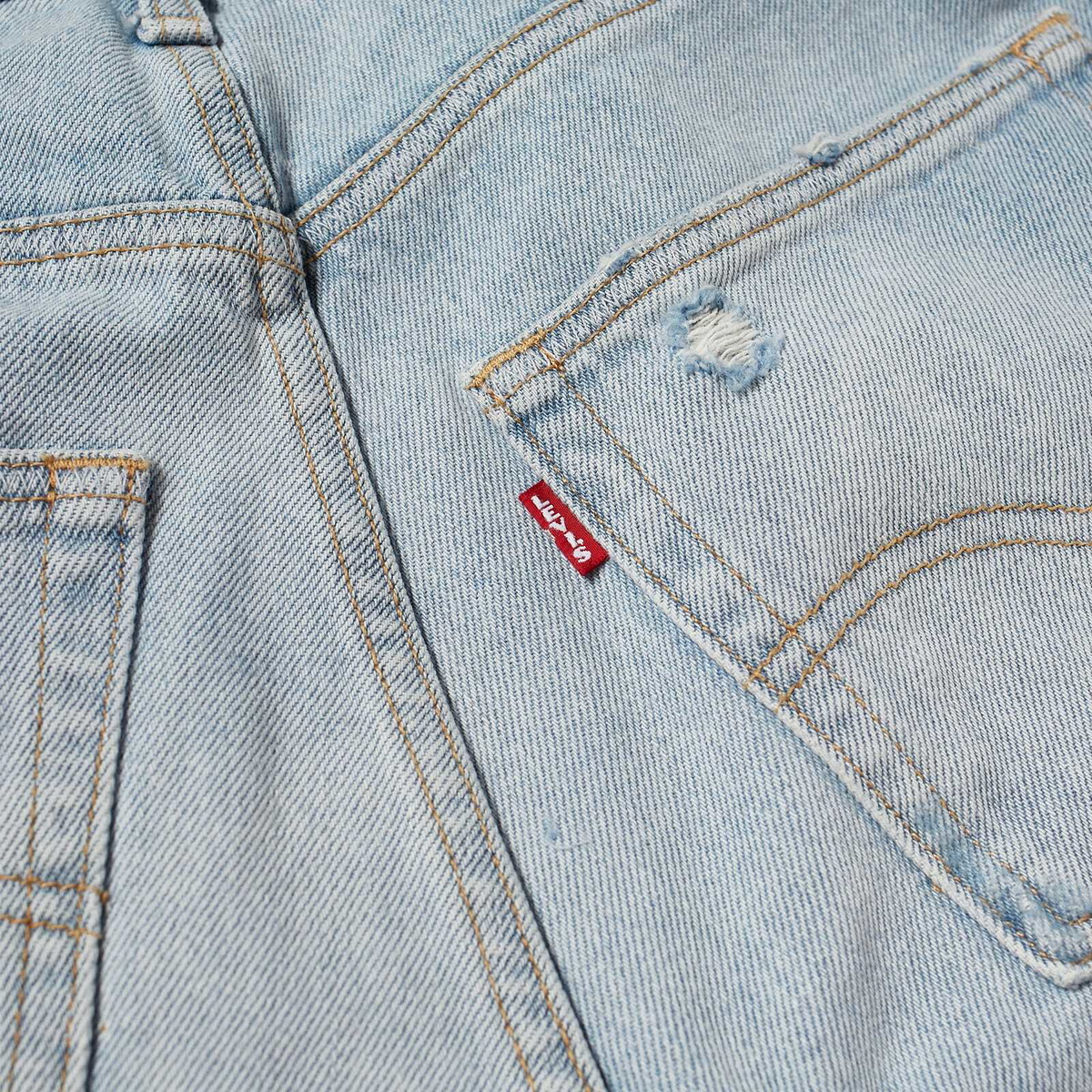 ERL x Levis 501 Denim Shorts in Blue ERL