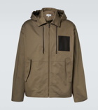 Loewe Leather-trimmed cotton blouson