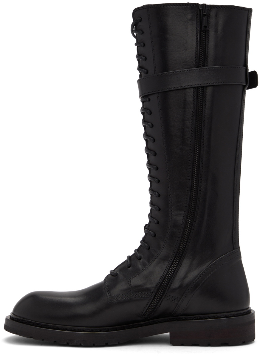 Ann Demeulemeester Black Danny Boots Ann Demeulemeester