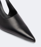 Toteme Leather slingback pumps