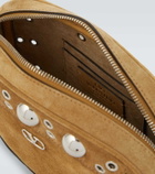 Valentino Garavani Nellcôte studded suede crossbody bag