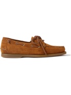 POLO RALPH LAUREN - Merton Suede Boat Shoes - Brown