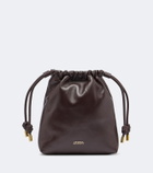 Isabel Marant Silven Mini leather bucket bag