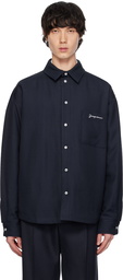 Jacquemus Navy 'La chemise Boulanger' Shirt