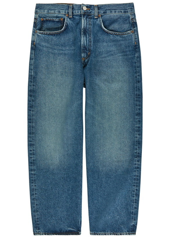 Photo: Agolde Deka Relaxed Straight-leg Jeans Blue