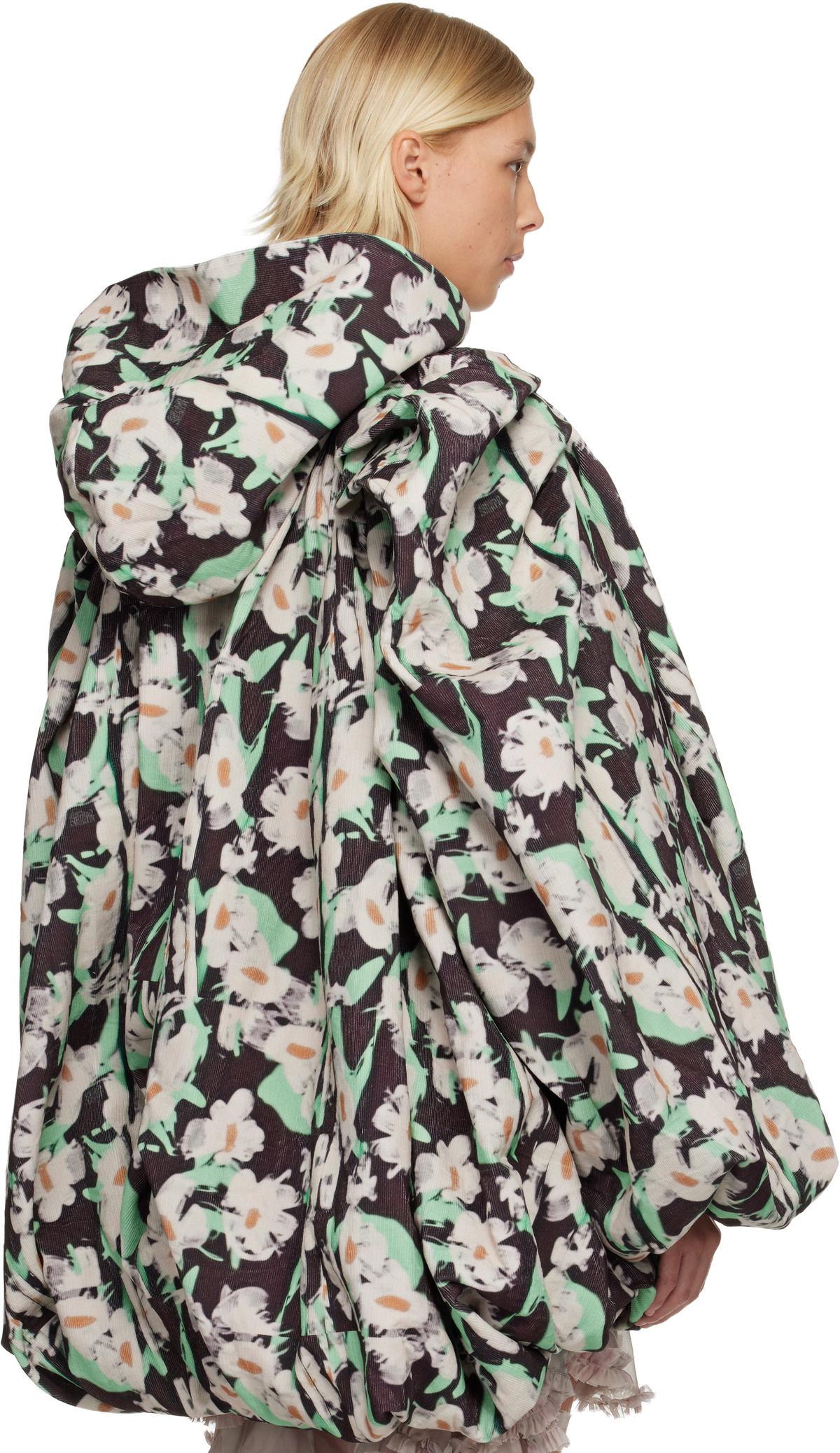 Collina Strada Black & Off-White Pillow Coat