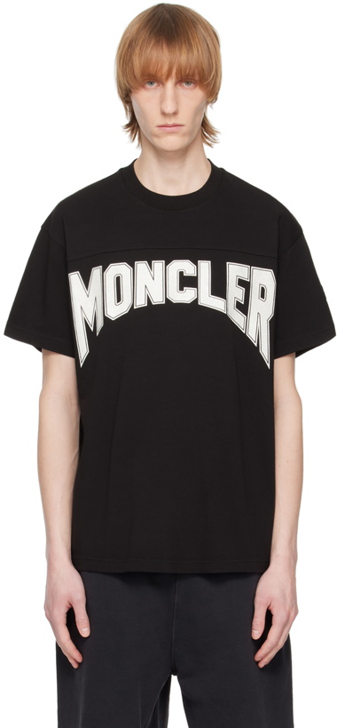 Photo: Moncler Black Printed T-Shirt