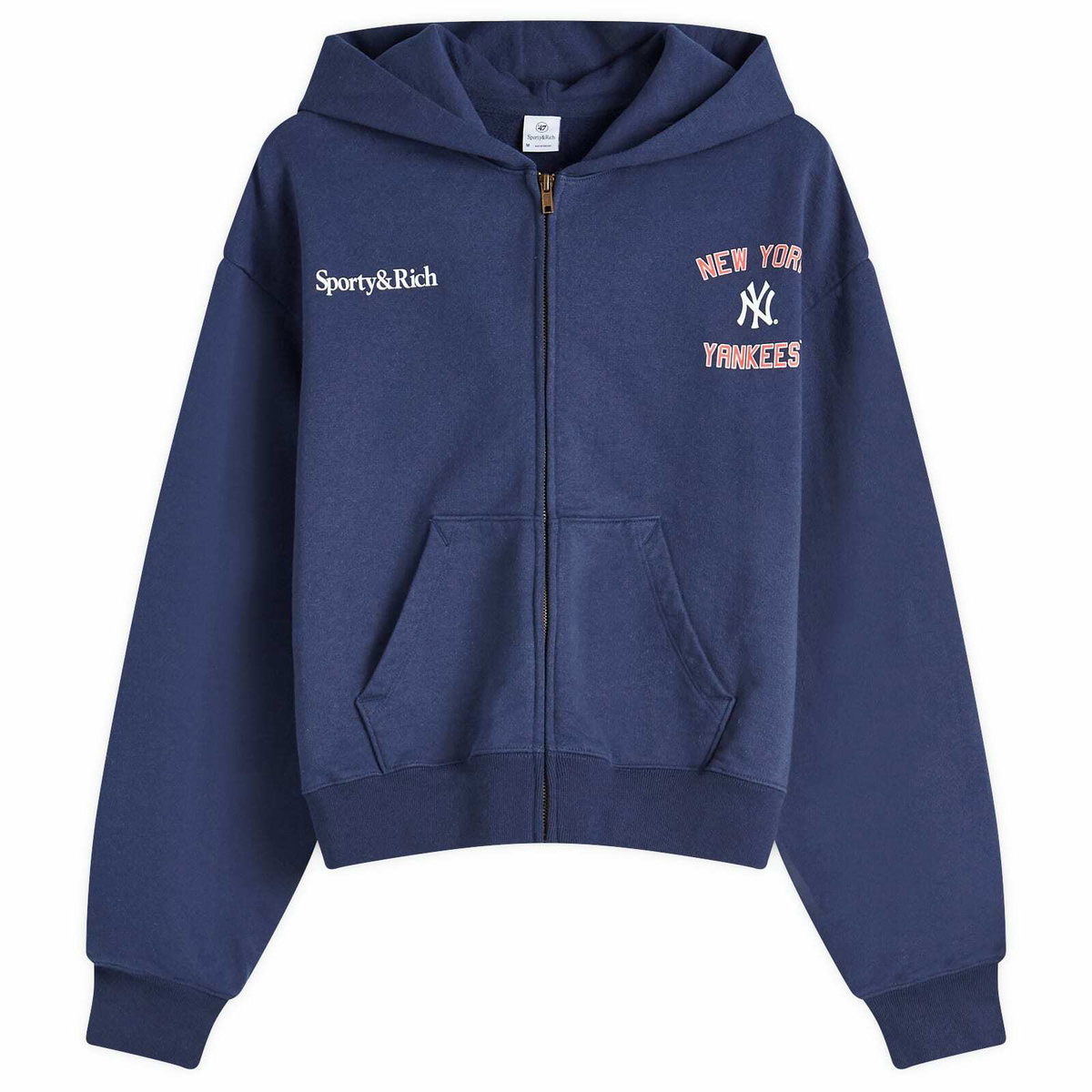 Sporty&Rich｜HOODIES/SWEATS (Vendome Resort Cropped Zip Sporty & Rich Vendome Resort Cropped Zip Hoodie in White | Lyst