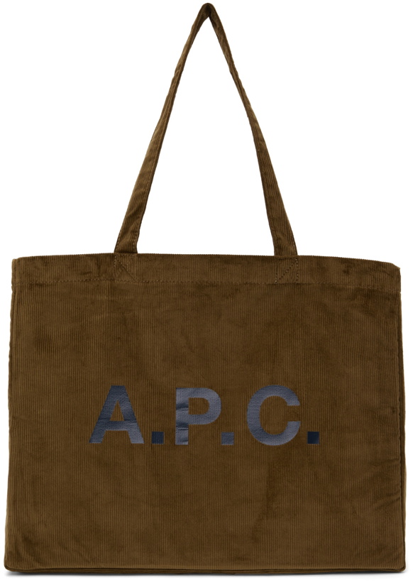 Photo: A.P.C. Brown Corduroy Diane Shopping Tote