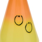 Frizbee Ceramics Erlenmeyer Jug in Orange Yellow Gradient Smile 