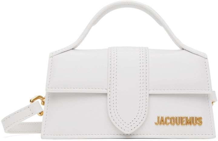 Photo: JACQUEMUS White Les Classiques 'Le Bambino' Bag