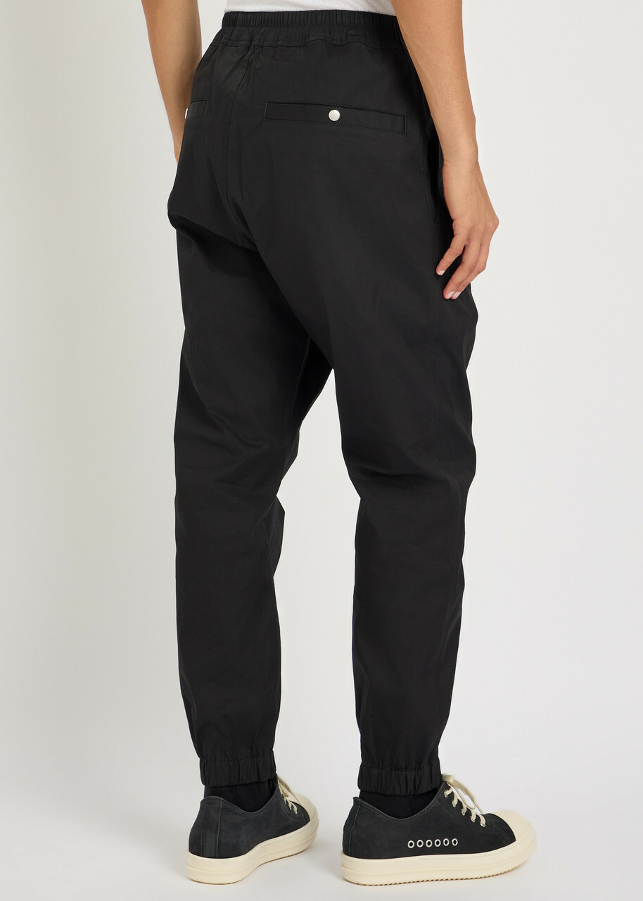Rick Owens Tecuatl Stretch-cotton Trousers Black