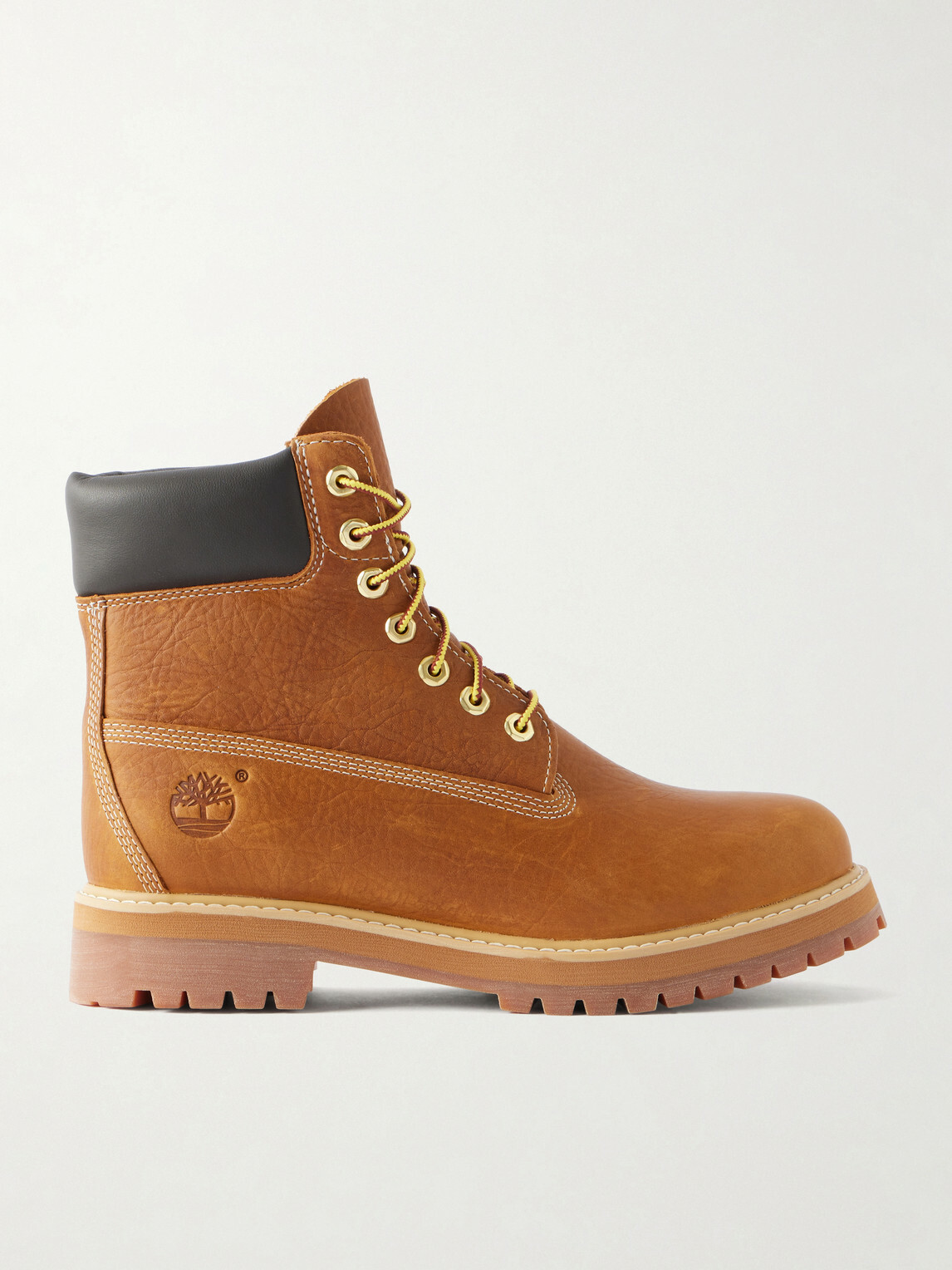 Timberland - Heritage Full-Grain Leather Lace-Up Boots - Brown
