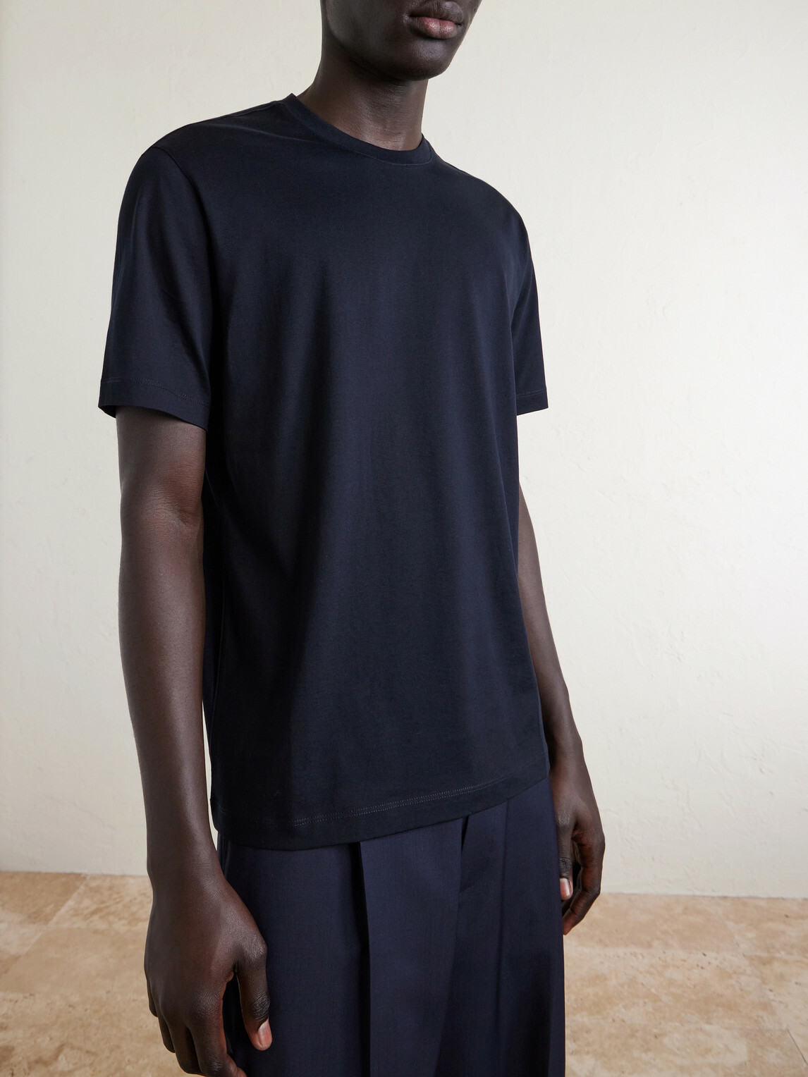 Slowear - Cotton and Silk-Blend Jersey T-Shirt - Blue