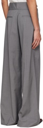 Winnie New York Gray Pinstriped Trousers