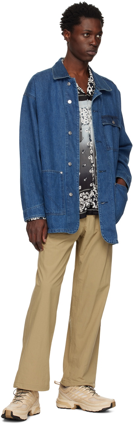 NOMA t.d. Blue Button Up Denim Coat