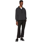 Remi Relief Black Special Finish Zip-Up Sweater