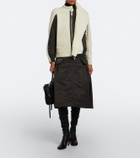 Sacai Paneled wool jacket
