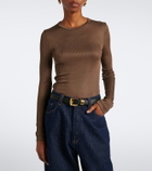Agolde Delphi ribbed-knit top