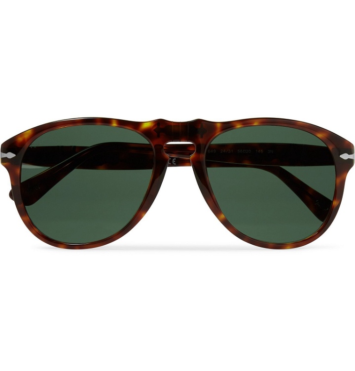 Photo: Persol - Aviator-Style Tortoiseshell Acetate Sunglasses - Brown