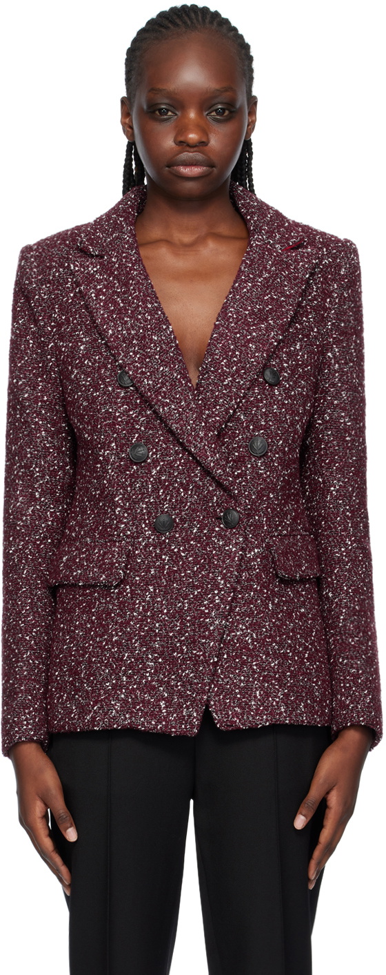 rag & bone Burgundy Preston Blazer Rag and Bone