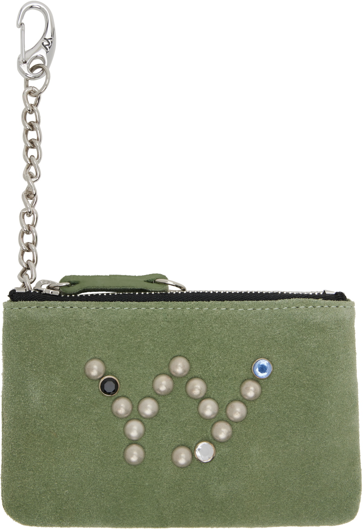 【OPEN YY】Leather MICRO STUD WALLET BAG OPEN YY (オープン ワイワイ) AW25 MICRO STUD WALLET BAG / BLACK
