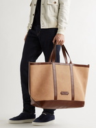 TOM FORD - Leather-Trimmed Canvas Tote Bag