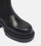 Rick Owens Beatle leather platform Chelsea boots