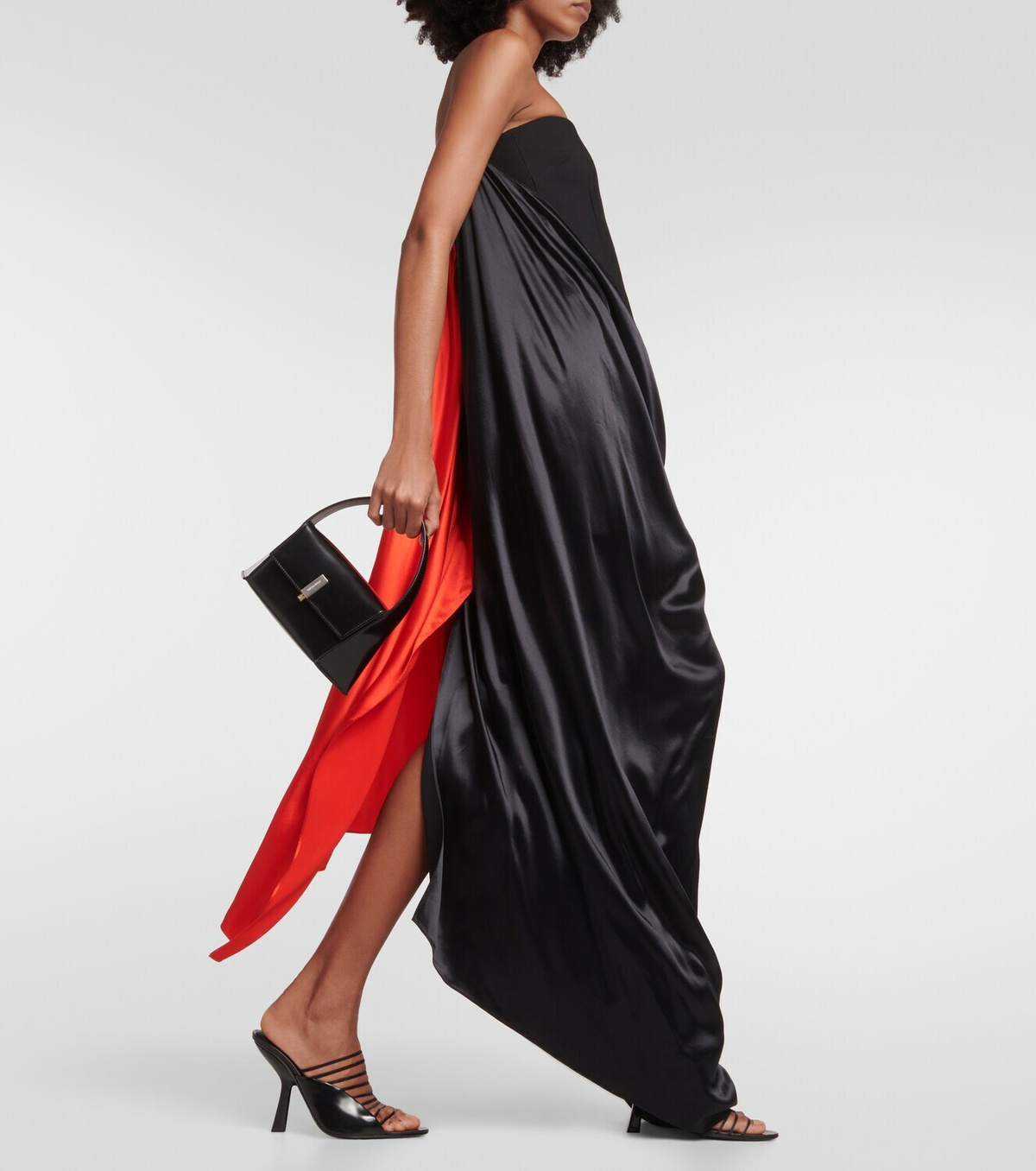 Ferragamo gathered-waist Maxi Dress | Blue | FARFETCH
