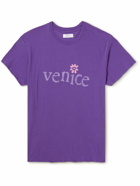 ERL - Venice Printed Cotton-Jersey T-Shirt - Purple