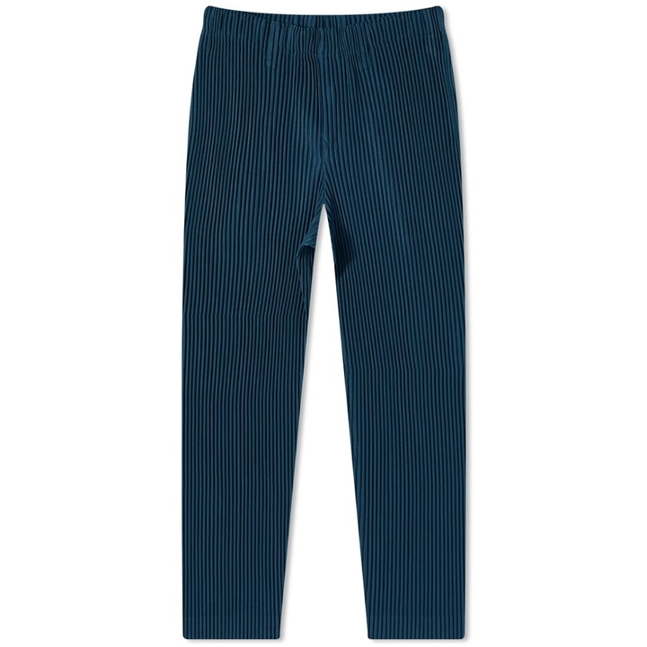 Photo: Homme Plissé Issey Miyake Men's Pleated Trouser in Steel Blue