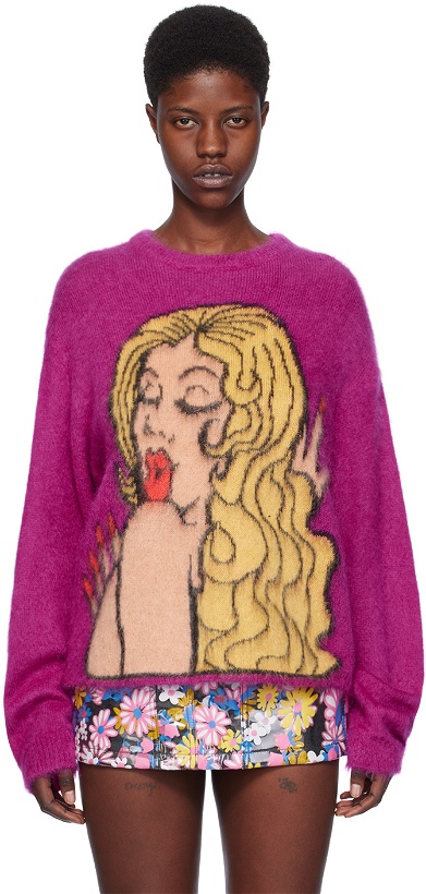 Photo: ERL Pink Graphic Sweater