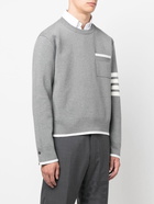 THOM BROWNE - 4bar Cotton Jumper