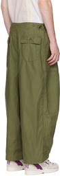 NEEDLES Khaki H.D. Fatigue Trousers