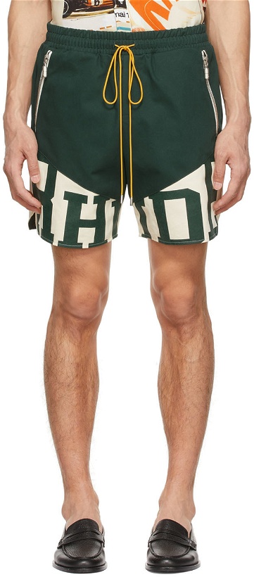 Photo: Rhude Green Cotton Shorts