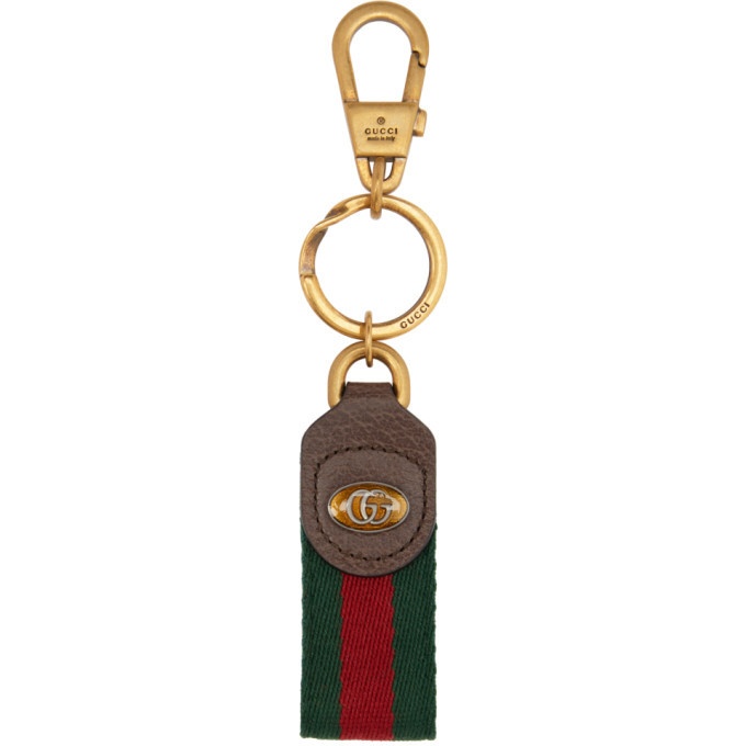 Photo: Gucci Green and Red Ophidia Keychain