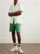 Folk - Assembly Wide-Leg Linen and Cotton-Blend Shorts - Green