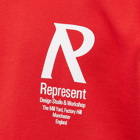 Represent Men's Initial Popover Hoody in Racing Red