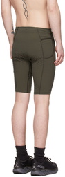 Satisfy Khaki Nylon Shorts