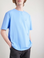 LOEWE - Logo-Embroidered Cotton-Jersey T-Shirt - Blue