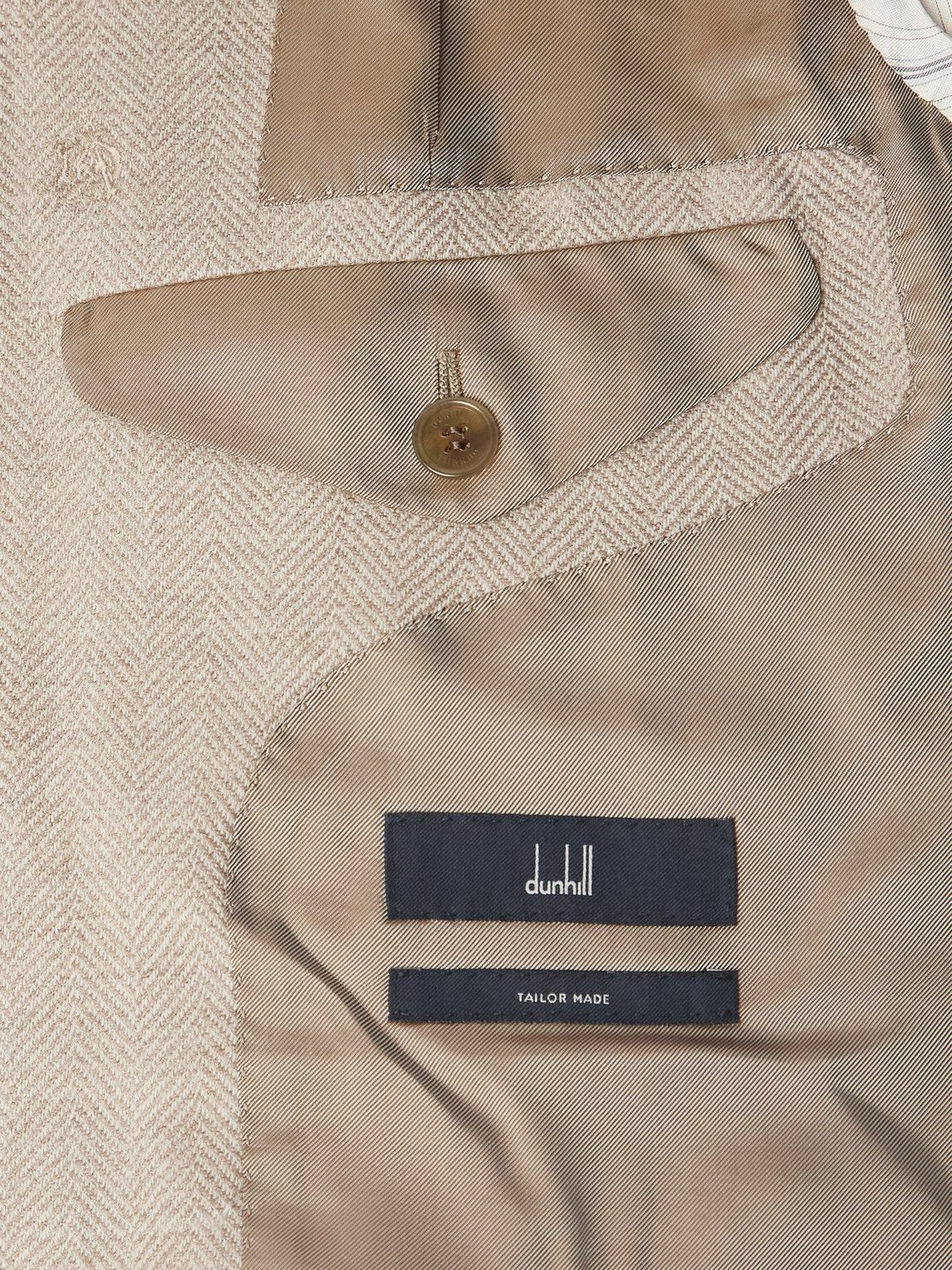 Dunhill - Bourdon Herringbone Wool-Flannel Blazer - Natural