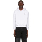 Enfants Riches Deprimes White Small Logo Hoodie