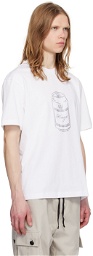Hugo White Crystal-Cut T-Shirt