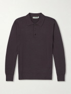 Canali - Wool Polo Shirt - Brown