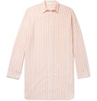 SMR Days - Oversized Striped Cotton Tunic Shirt - Pink