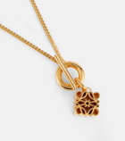 Loewe - Anagram 24kt gold-plated sterling silver necklace